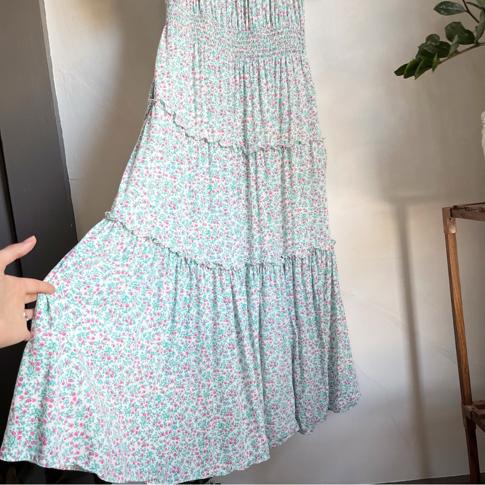 J Crew Puff-Sleeve Midi Dress in Floral - Picture 7 of 14